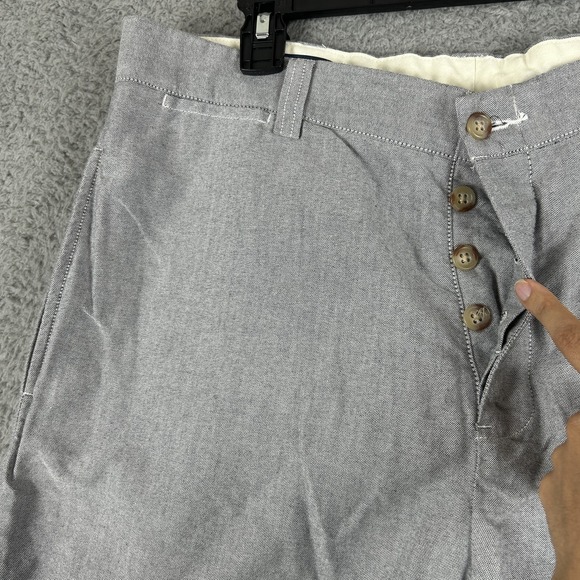 Polo Ralph Lauren Shorts Mens 36 Gray Classic Chino Button‎ Fly Casual Summer - Picture 2 of 10
